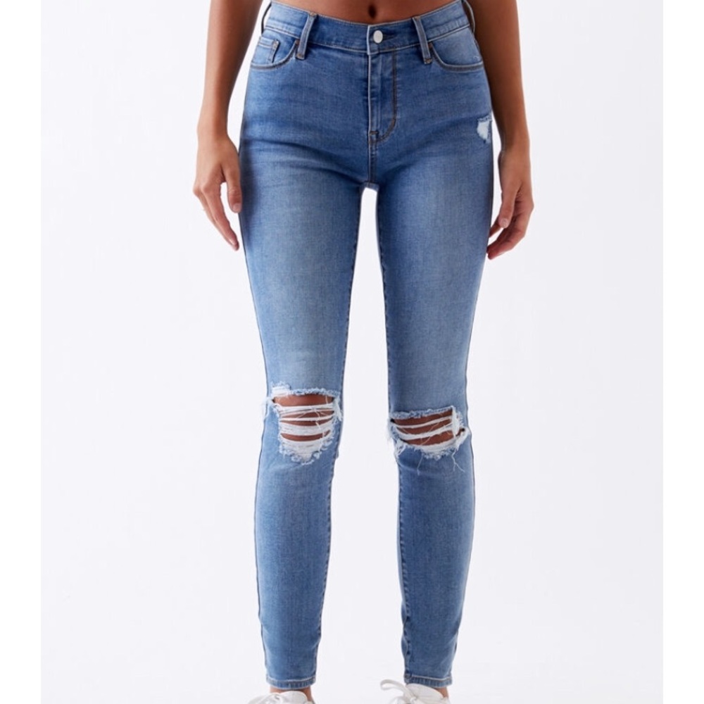 pacsun - medium high waisted jeggings ☽